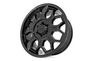 Wheel - Rough Country - 77 Series - Semi Gloss Black